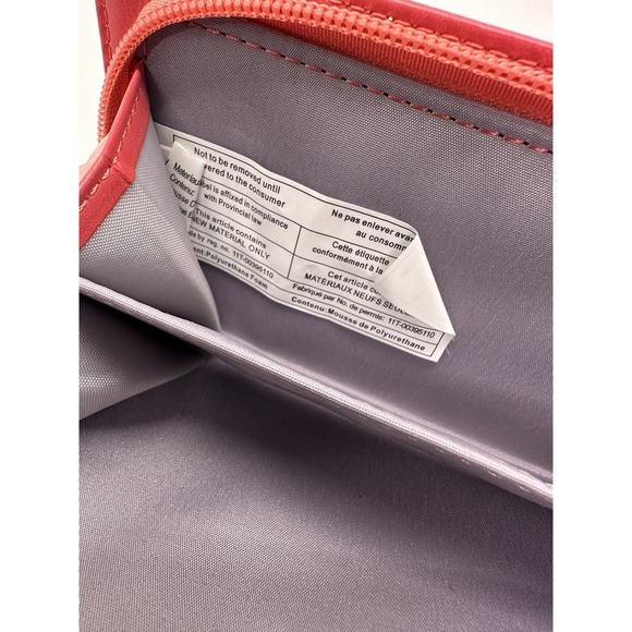 Shagwear Unbridaled Horse Rider Large Wallet Red Equestrian Vegan Faux Leather - Picture 7 of 7